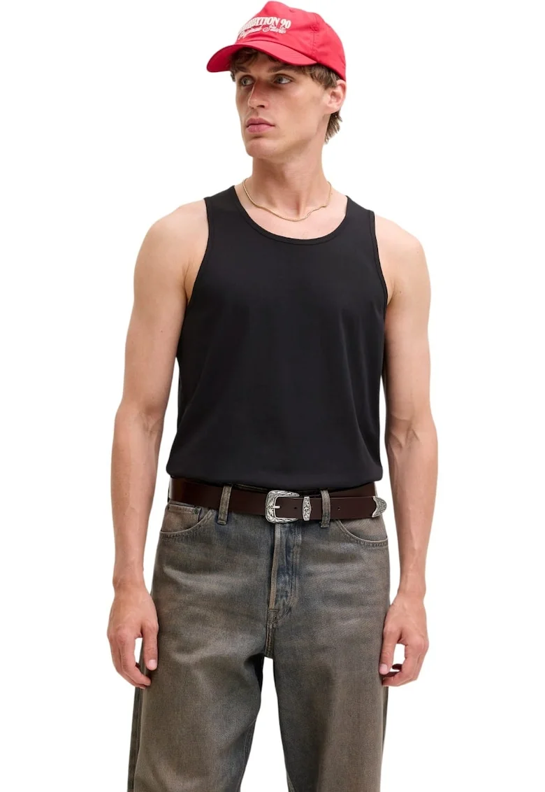 Maiou JACK &JONES Organic Basic Noos 63456, Negru