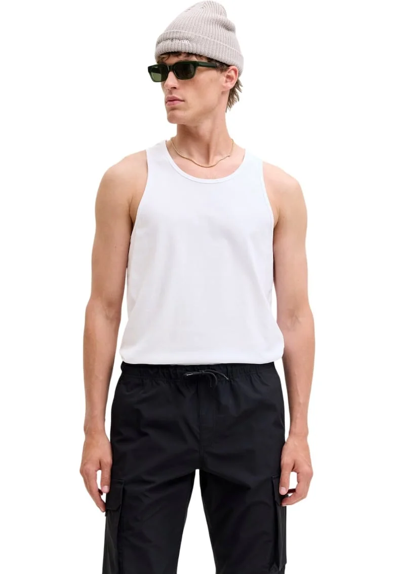 Maiou JACK &JONES Organic Basic Noos 63457, Alb