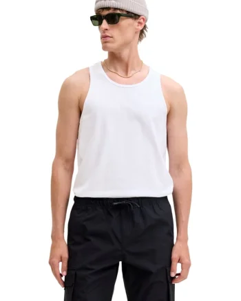 Maiou JACK &JONES Organic Basic Noos 63457, Alb