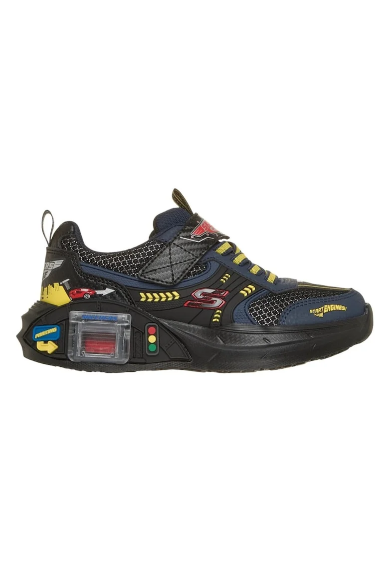 Pantofi sport  Skechers Garage 63528, Negru/Albastru