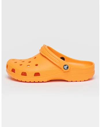 Saboti slingback cu model unisex Classic Roomy, Portocaliu
