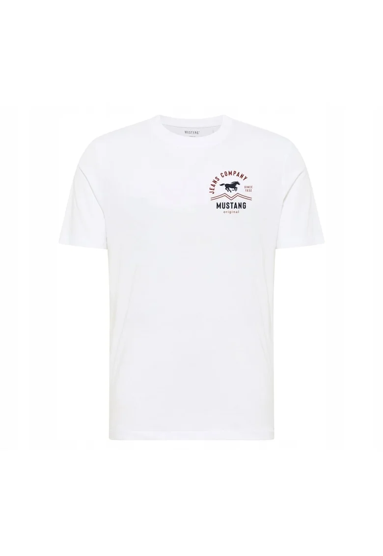 Tricou Barbati,  Alb, 100% Bumbac, Regular Fit, Alex 686520
