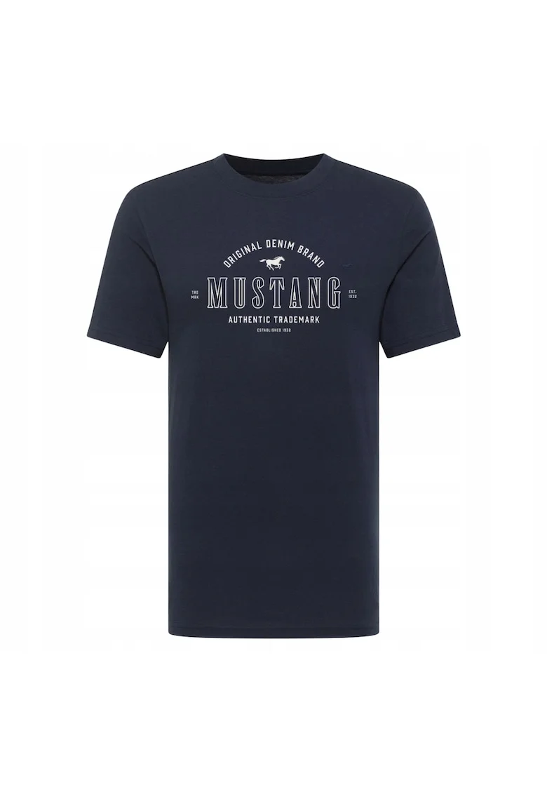 Tricou Barbati,  Bleumarin, 100% Bumbac, Croiala Regular Fit, Design Clasic Casual, Calitate Premium, Style Alex Dark Sapphire, Albastru