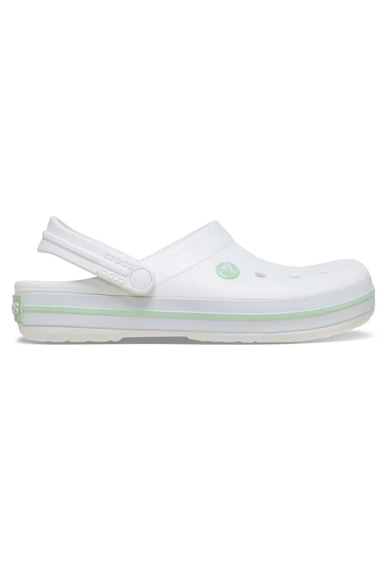 Slapi unisex,  alb, material sintetic,