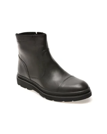 Ghete OTTER negre, 52135, din piele naturala
