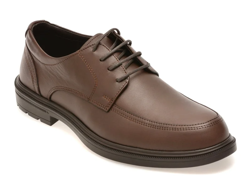 Pantofi eleganti BITE THE BULLET maro, A604, din piele naturala