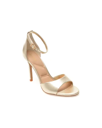 Sandale elegante ALDO aurii, 13814074, din piele naturala