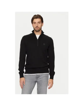 Pulover barbati,  304243783, Bumbac, L INTL, Negru