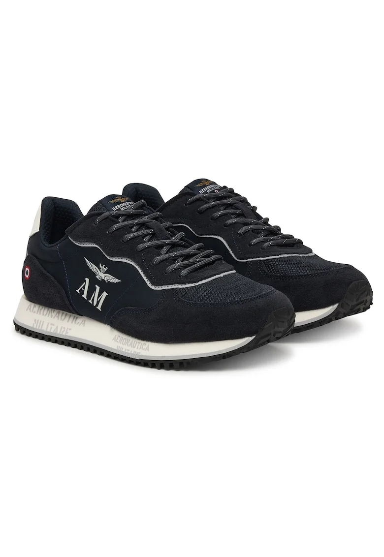 Pantofi sport barbati,  material textil, albastru, Albastru