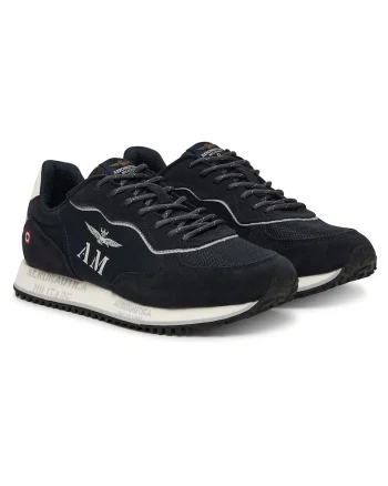 Pantofi sport barbati,  material textil, albastru, Albastru