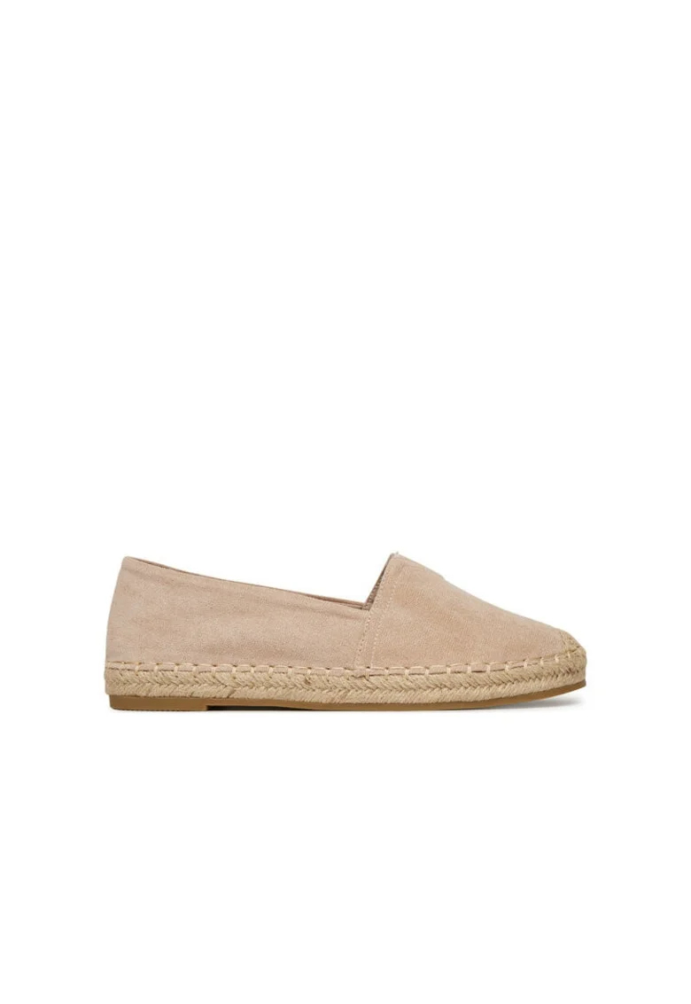 Espadrile dama,  bej, material textil, stil casual,