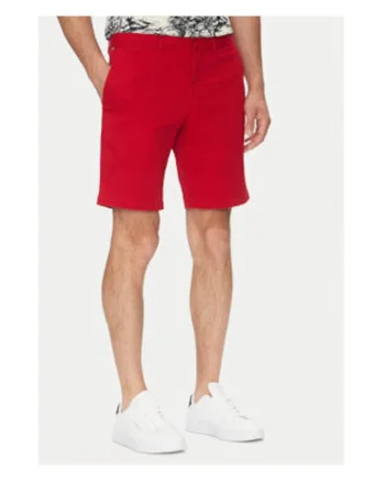 Pantaloni scurti barbati,  sintetic, rosu