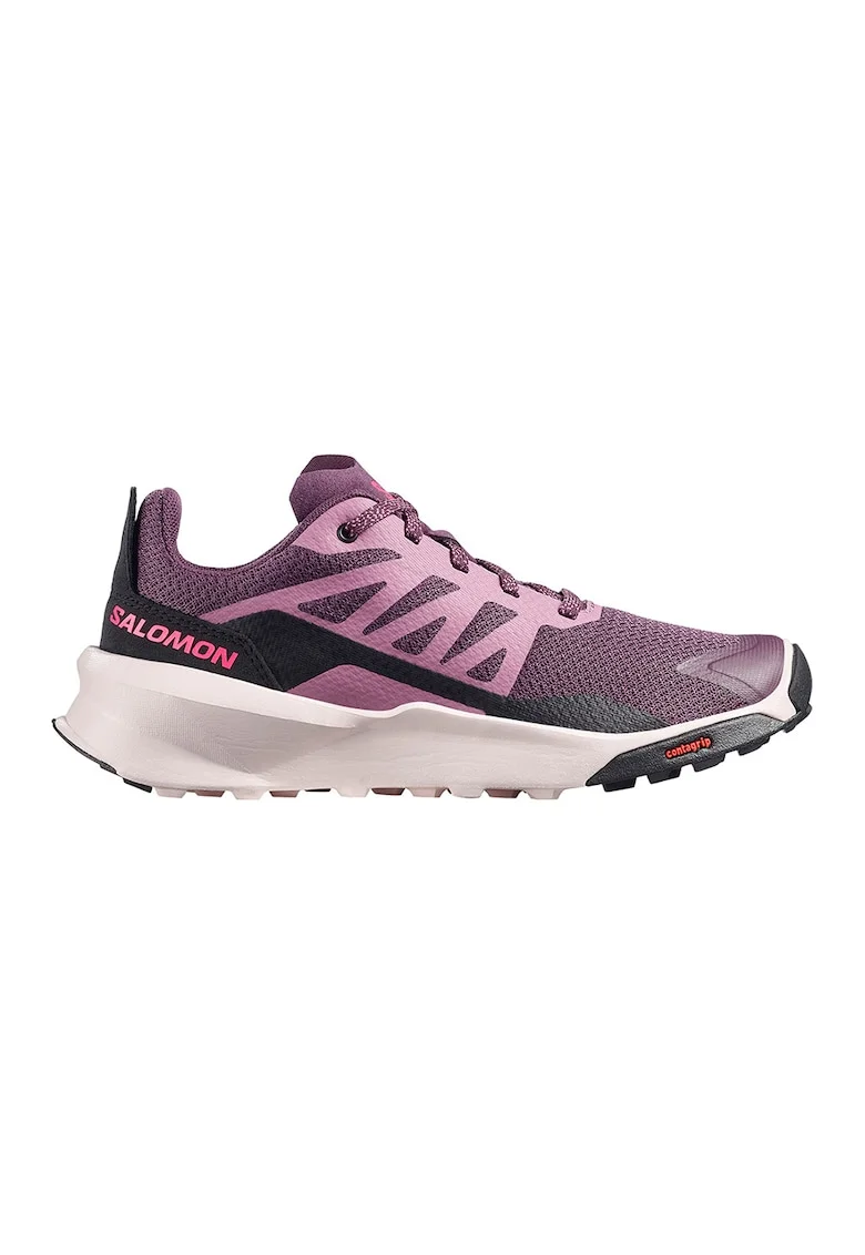 Pantofi sport Patrol pentru drumetii, Negru/Fucsia/Roz fandango