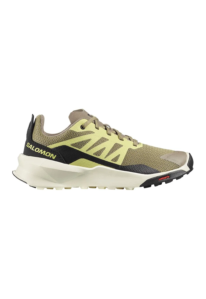 Pantofi sport Patrol pentru drumetii, Negru/Verde sparanghel/Verde fistic