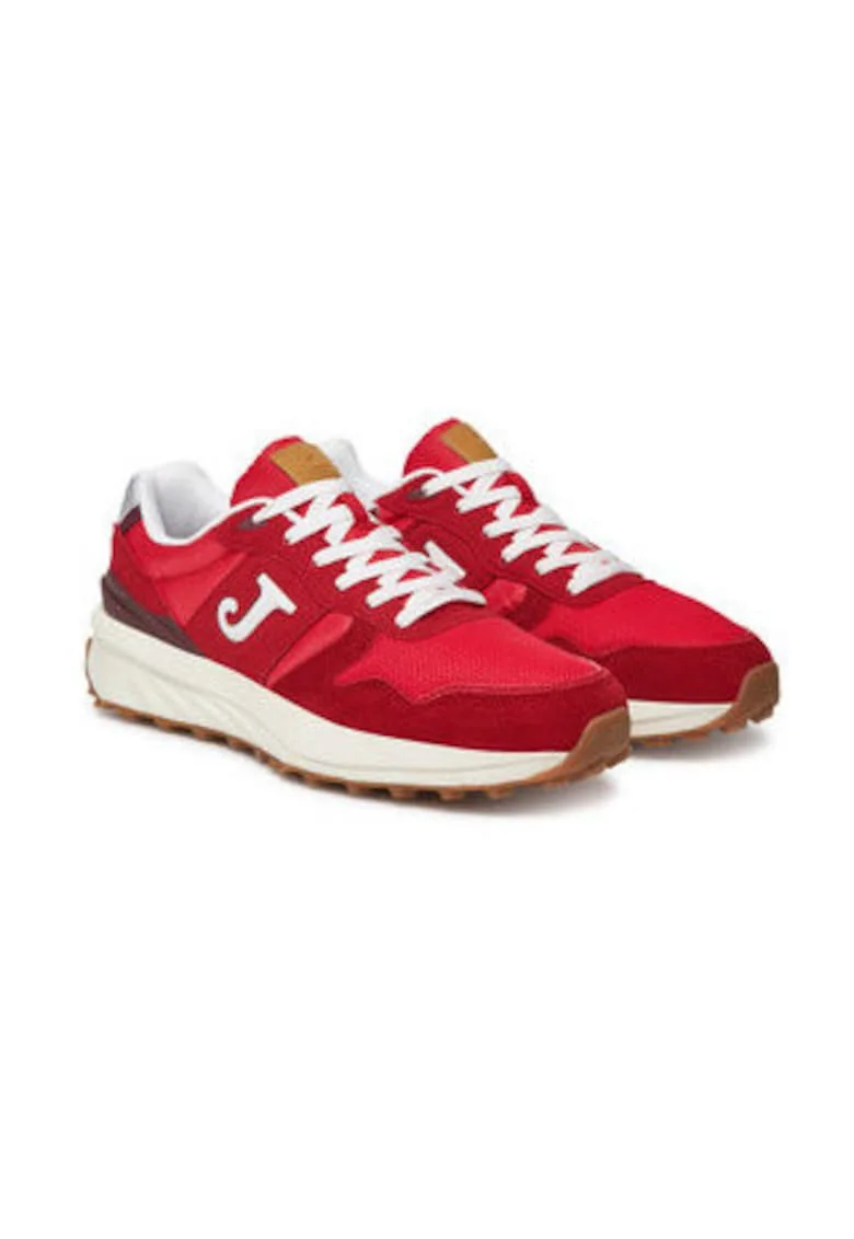 Pantofi sport barbati 304864247,  Rosu, Textil - 65887, Rosu