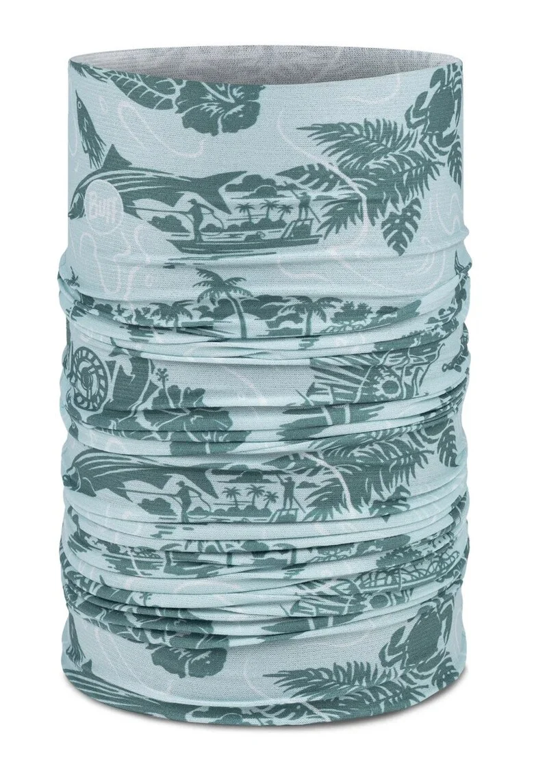 Bandana  Coolnet UV, SALT SEAGROVE GREEN, culoare multicolor, multisport, pentru adulti, marime universala