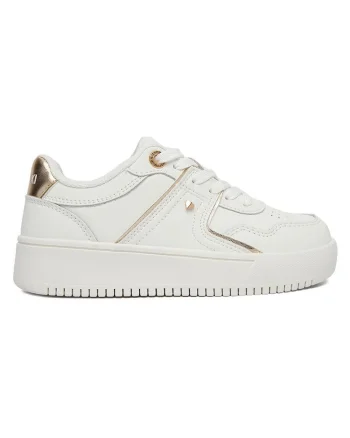 Pantofi sport copii,  piele naturala, alb