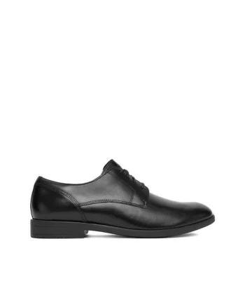 Pantofi barbati,  negru, piele naturala,
