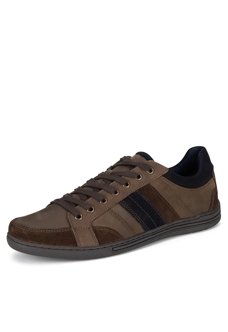Pantofi barbati,  VICTOR4-57A MI08, piele naturala, 98548, Maro