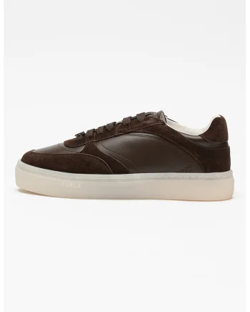 Pantofi sport Allegra de piele, Maro inchis