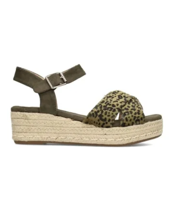 Sandale wedge tip espadrile,