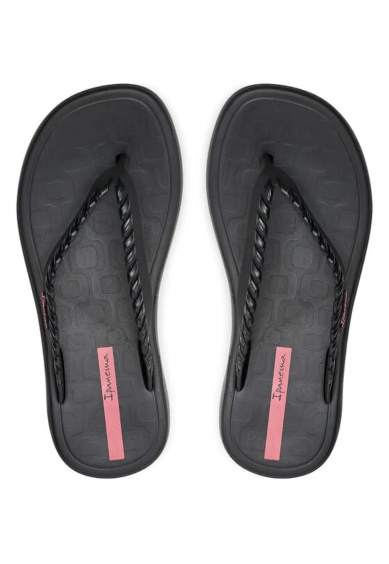 Slapi dama, 8573,  Sintetic, Negru