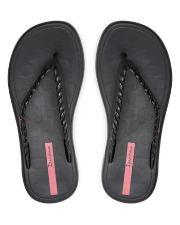 Slapi dama, 8573,  Sintetic, Negru