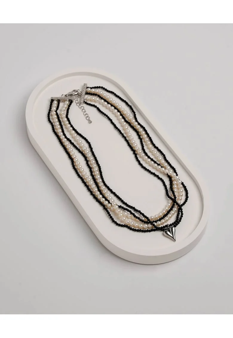 Colier Fama de Alma, perle, agata, handmade,