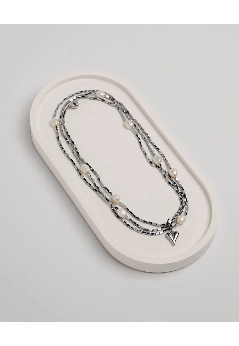 Colier Fama de Vida, perle, hematit, handmade,
