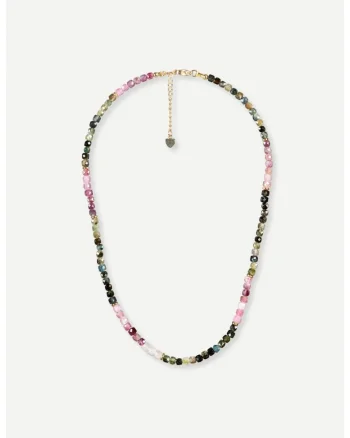 Colier Arca Iris, turmalina multicolora, handmade,