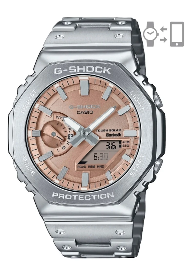 Ceas barbatesc  GM-B2100AD-5AER Quartz Argintiu