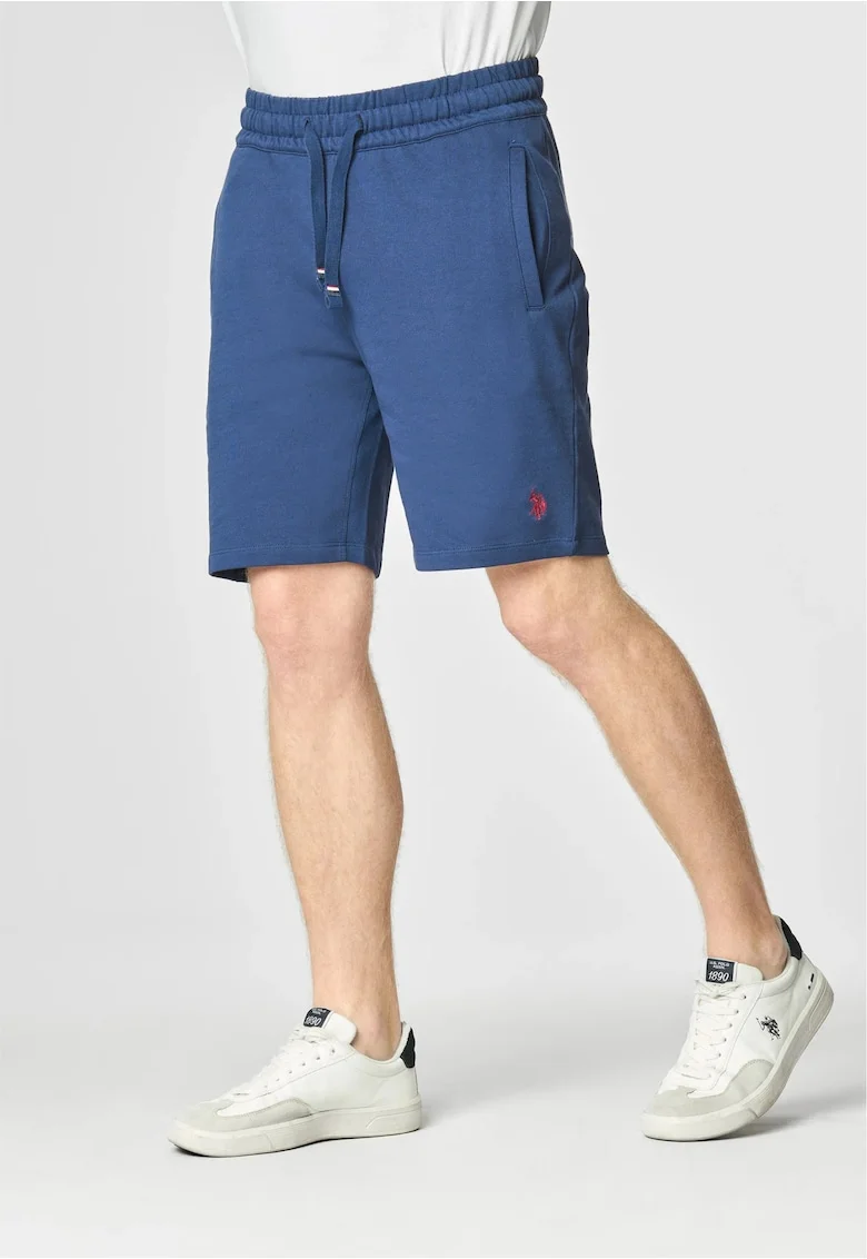 Diagonal Fleece Sweatbermuda Pantaloni Scurti (US43131015137) Barbati, Albastru