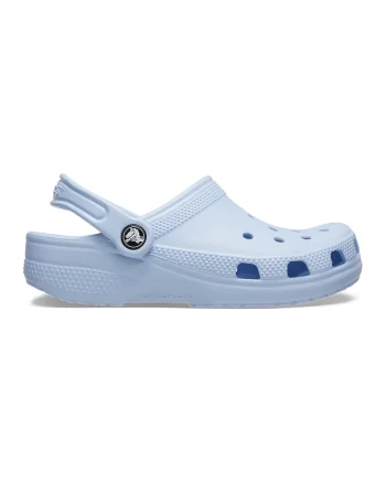 Saboti slingback cu perforatii, Albastru glaciar