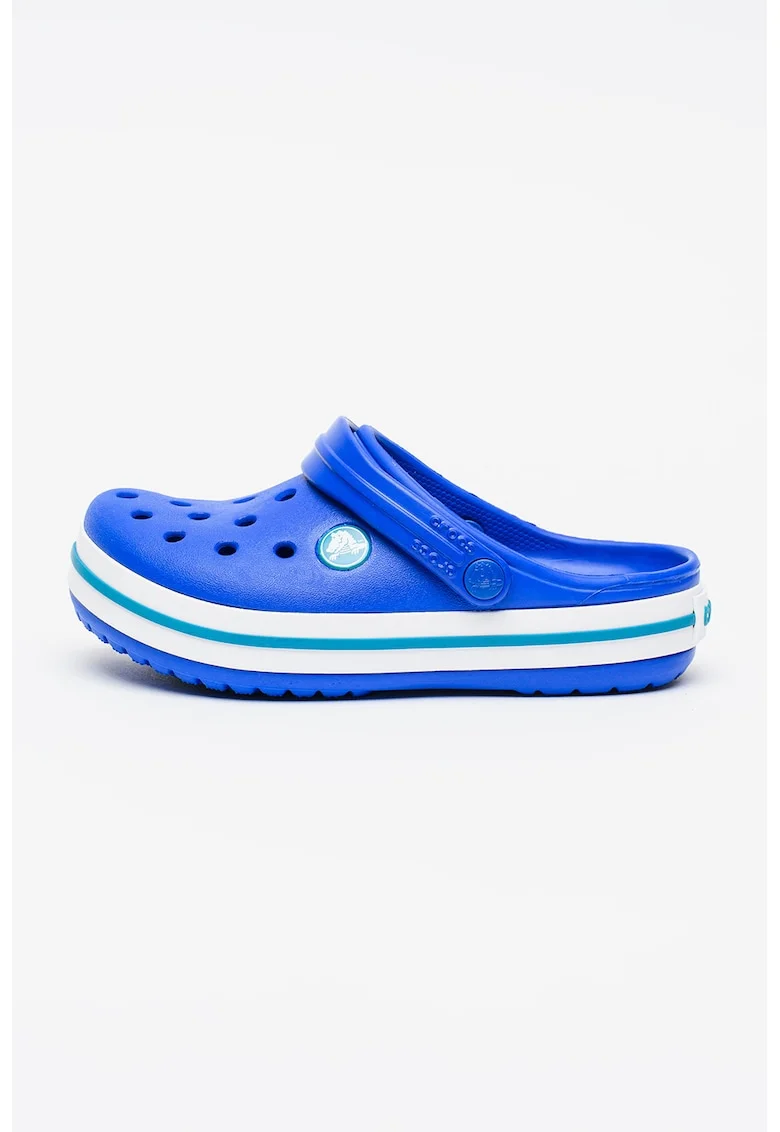 Saboti slingback cu model uni, Albastru inchis