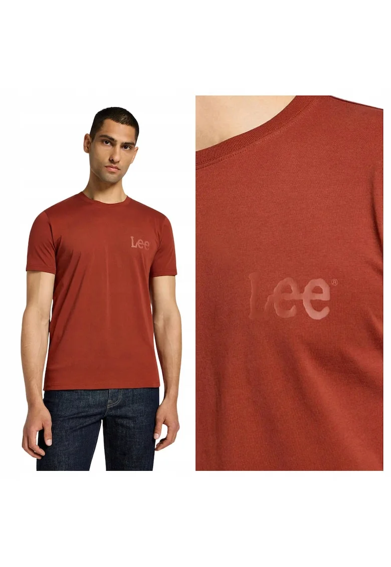 Tricou Barbati,  XL, Rosu, 100% Bumbac, Croiala Regular Fit, Design Clasic Casual, Calitate Premium, Medium Wobbly Tee Sweet Maple