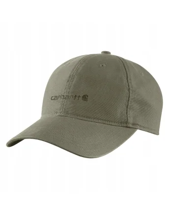 Caciula  Canvas, verde, 100% bumbac, ajustabila