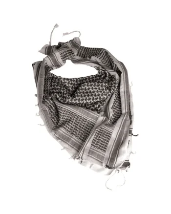 Esarfa Shemag Alb/Negru