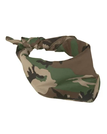 Esarfa de protectie,  Bumbac, Verde, 53.5 cm