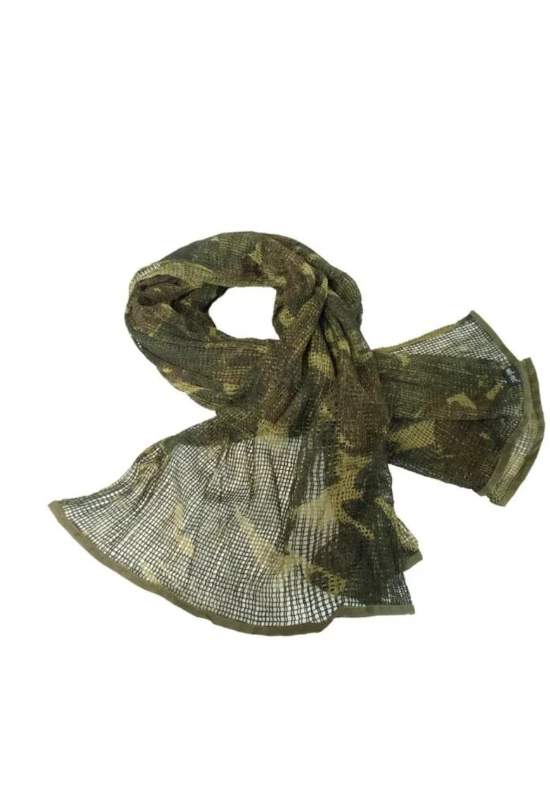 Esarfa pentru camuflaj,  Poliester, 190x90cm, Verde