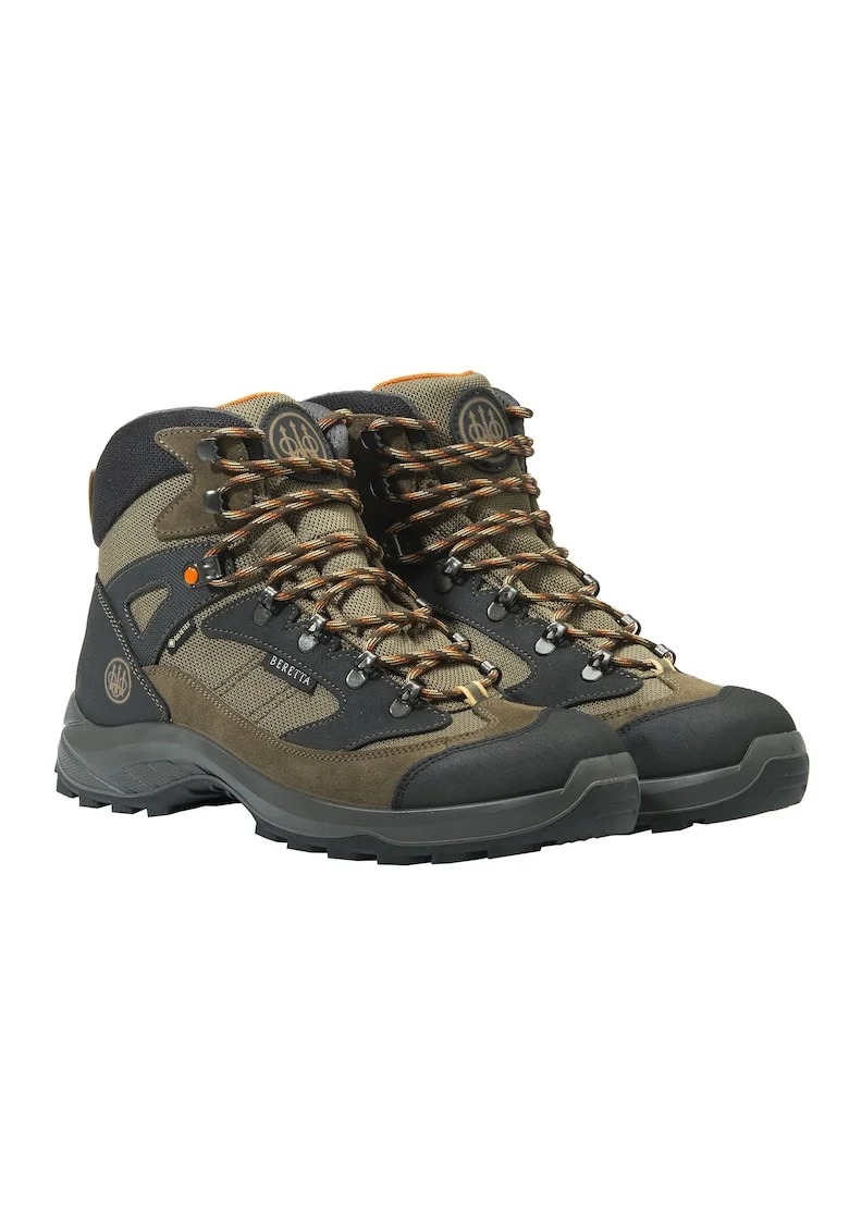 Ghete trekking  Terrier GTX, maro, piele intoarsa si cordura, impermeabile, pentru barbati