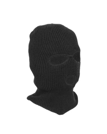 Cagula iarna trei gauri, one size - 31754, Negru