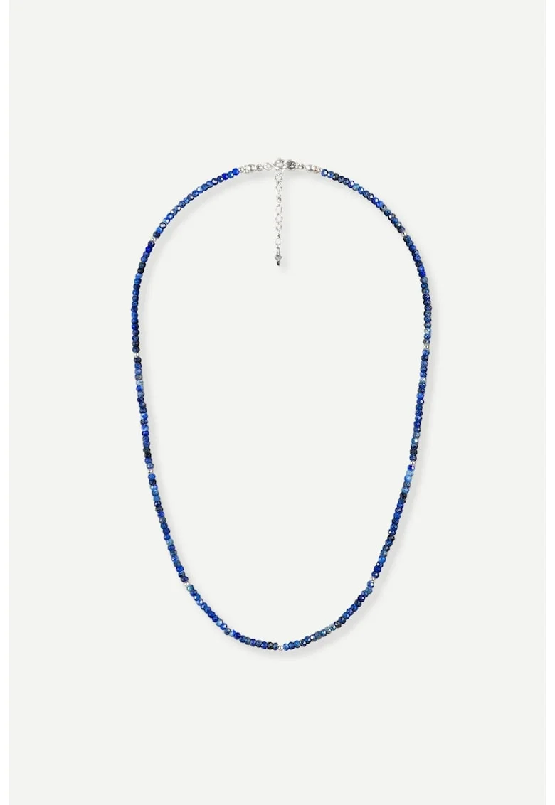 Colier Inanna, lapis lazuli 3 mm, handmade,
