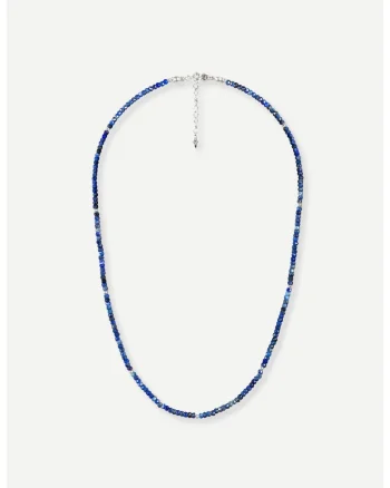 Colier Inanna, lapis lazuli 3 mm, handmade,