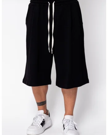Pantaloni scurti Super Oversized drepti Black 22410, BLUE