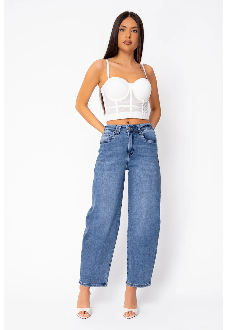 Blugi lungi elastici Blue 21886, BLUE