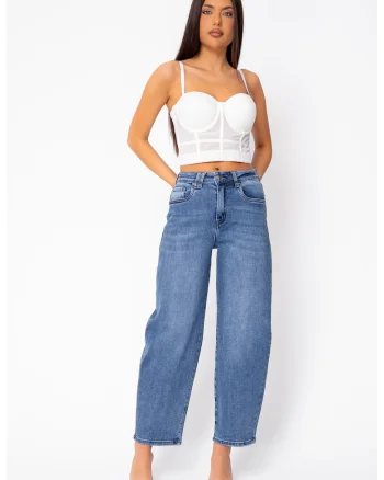 Blugi lungi elastici Blue 21886, BLUE