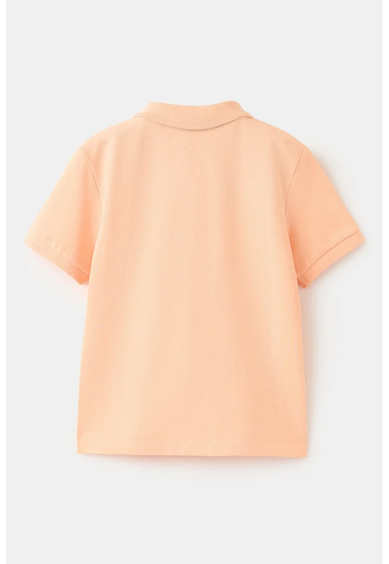 Tricou polo de bumbac, Roz somon