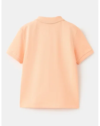 Tricou polo de bumbac, Roz somon