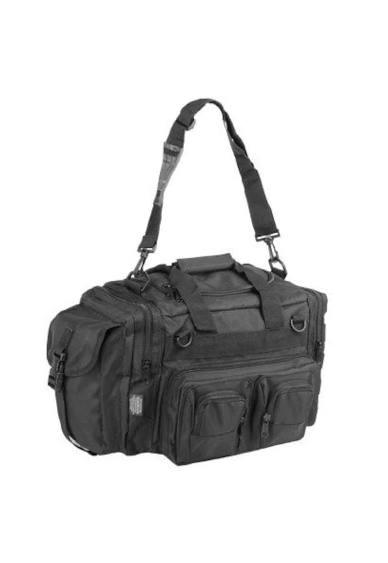 Geanta barbateasca  K-10 Combat, poliester cu PVC, negru, 35x20x28cm