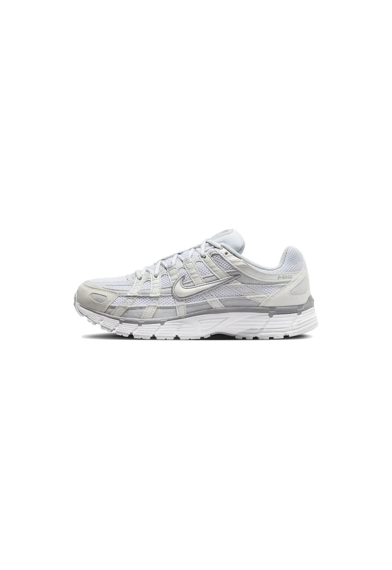 Pantofi sport de plasa cu strat exterior sintetic P-6000, Alb